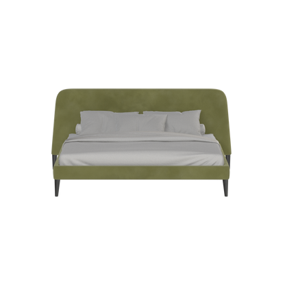 Lit double Selma avec capitonnage vertical profond