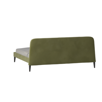 Lit double Selma avec capitonnage vertical profond