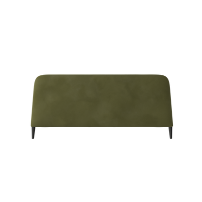 Lit double Selma avec capitonnage vertical profond