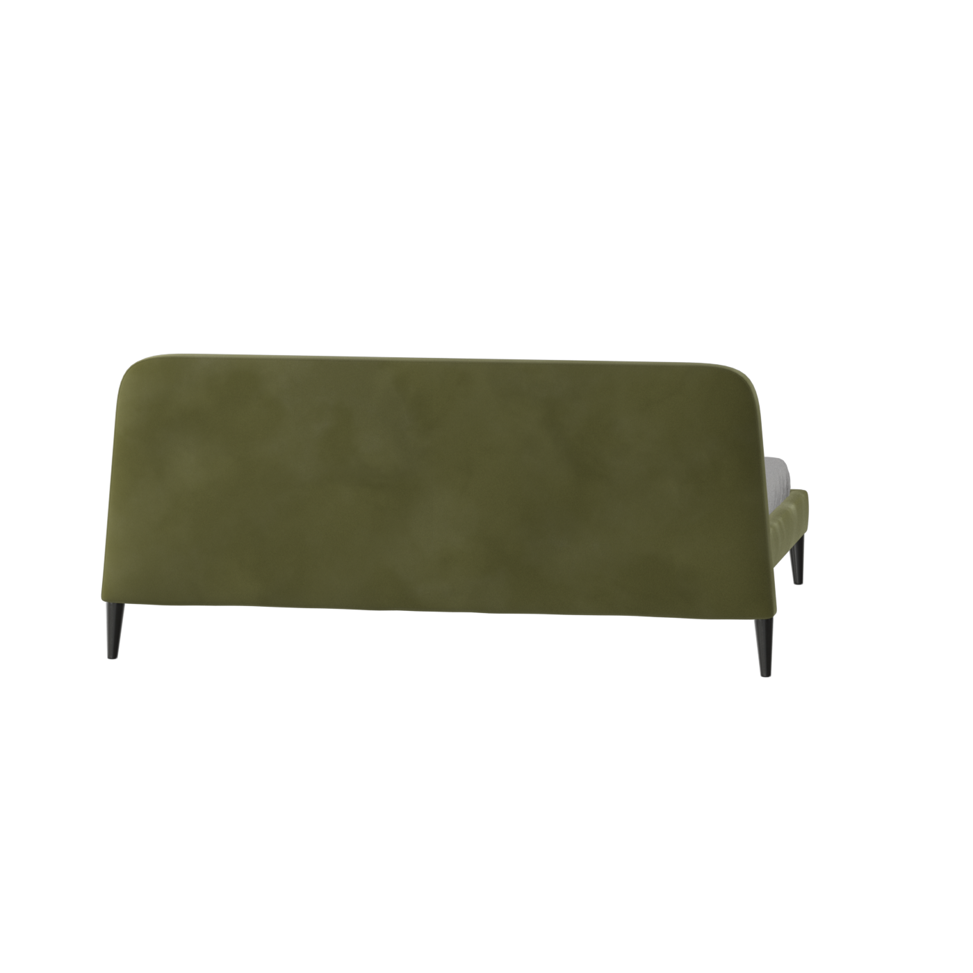 Lit double Selma avec capitonnage vertical profond