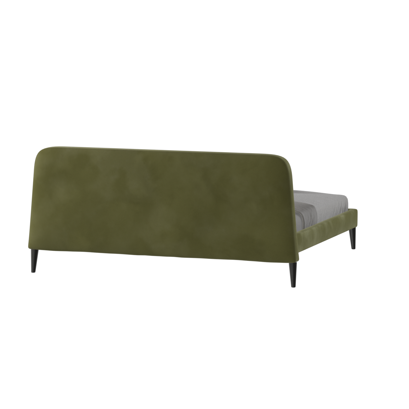 Lit double Selma avec capitonnage vertical profond