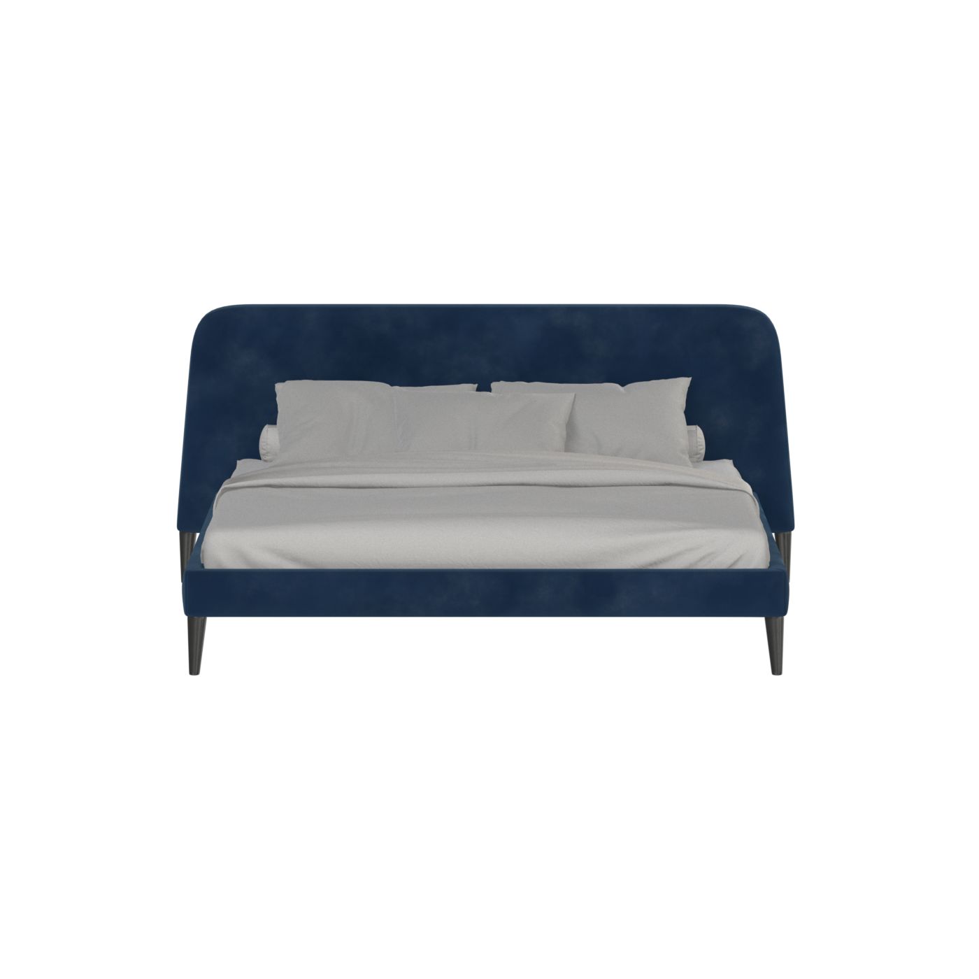Lit double Selma avec capitonnage vertical profond