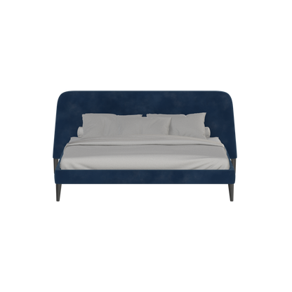Lit double Selma avec capitonnage vertical profond