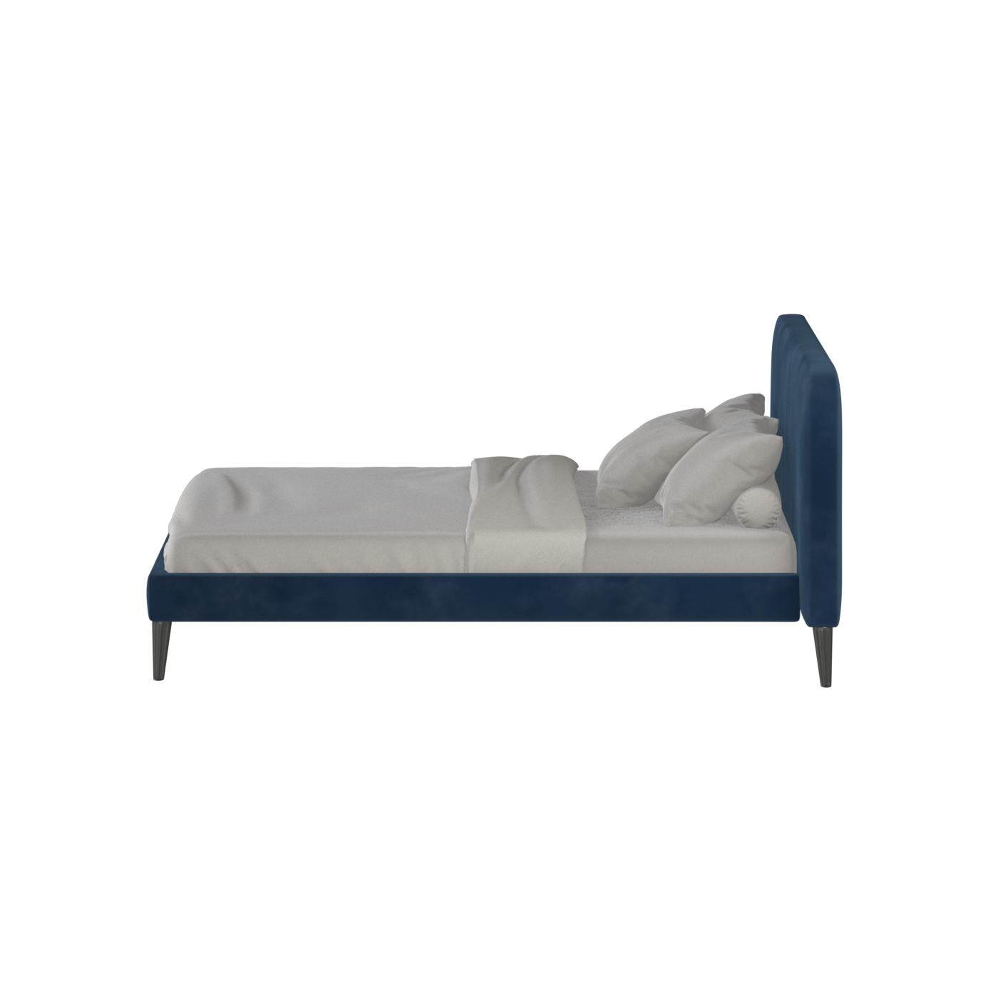 Lit double Selma avec capitonnage vertical profond