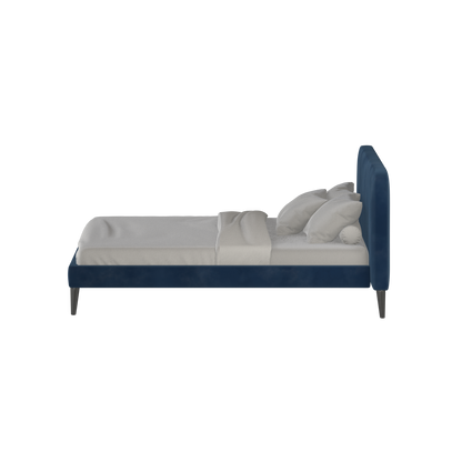 Lit double Selma avec capitonnage vertical profond