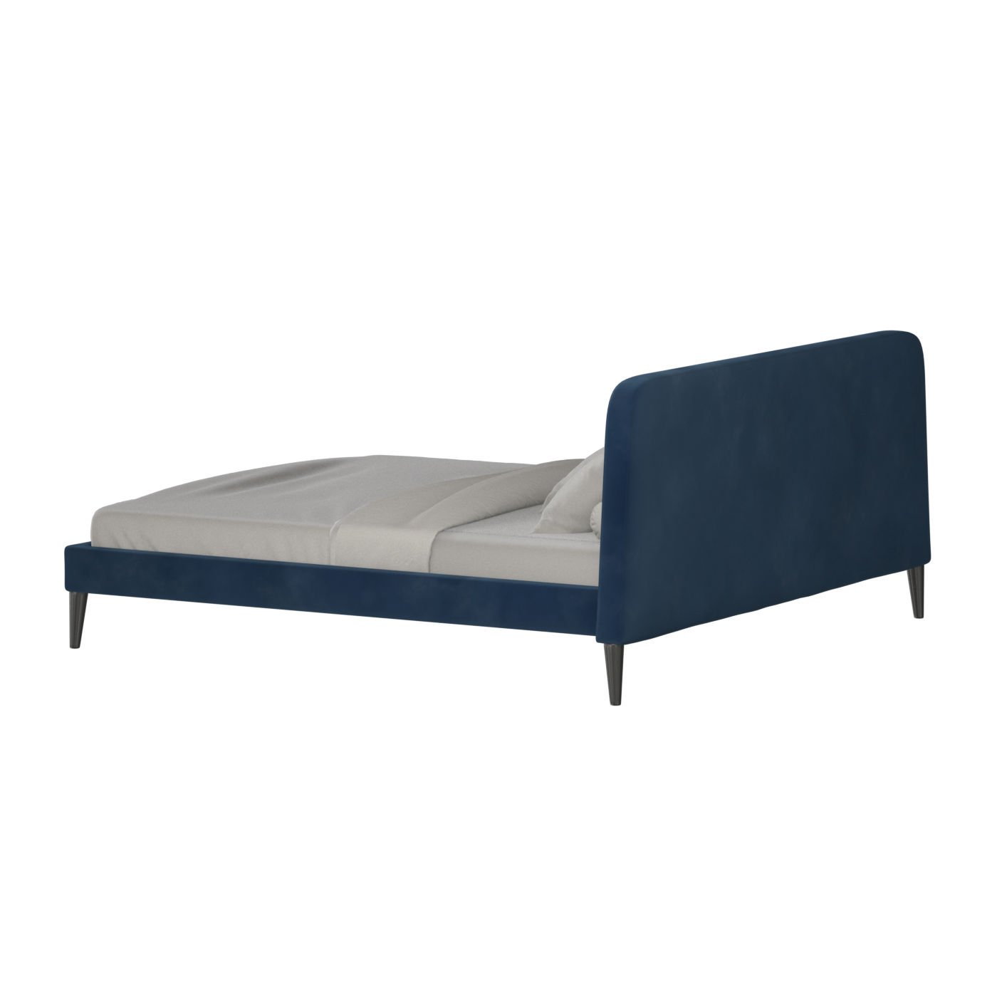 Lit double Selma avec capitonnage vertical profond