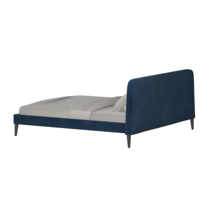 Lit double Selma avec capitonnage vertical profond