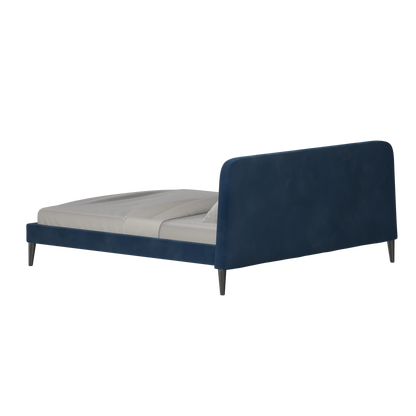 Lit double Selma avec capitonnage vertical profond