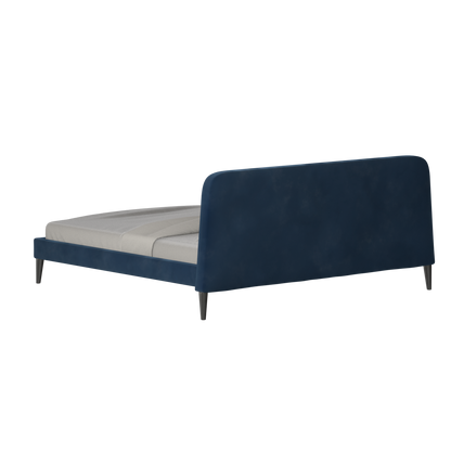 Lit double Selma avec capitonnage vertical profond