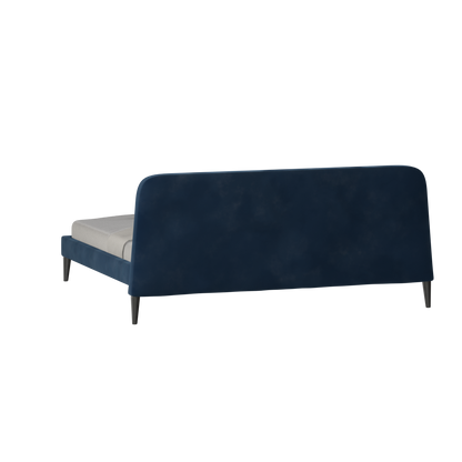 Lit double Selma avec capitonnage vertical profond