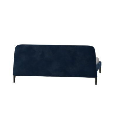 Lit double Selma avec capitonnage vertical profond