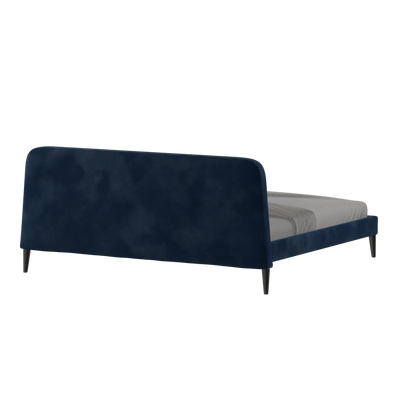 Lit double Selma avec capitonnage vertical profond