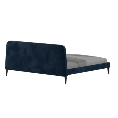 Lit double Selma avec capitonnage vertical profond