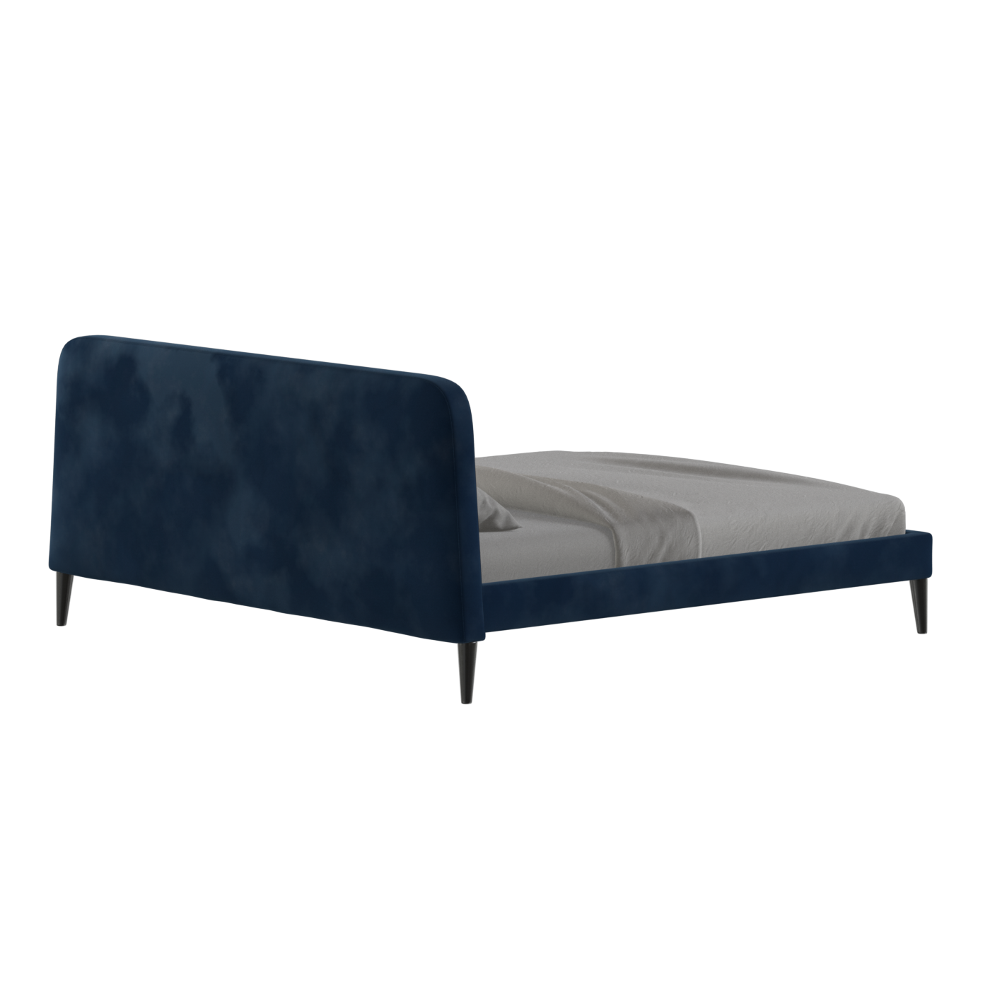 Lit double Selma avec capitonnage vertical profond
