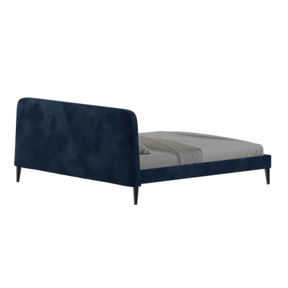 Lit double Selma avec capitonnage vertical profond