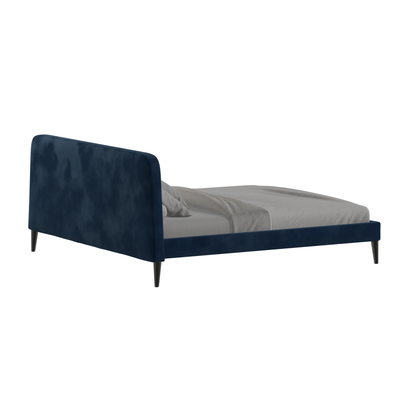 Lit double Selma avec capitonnage vertical profond