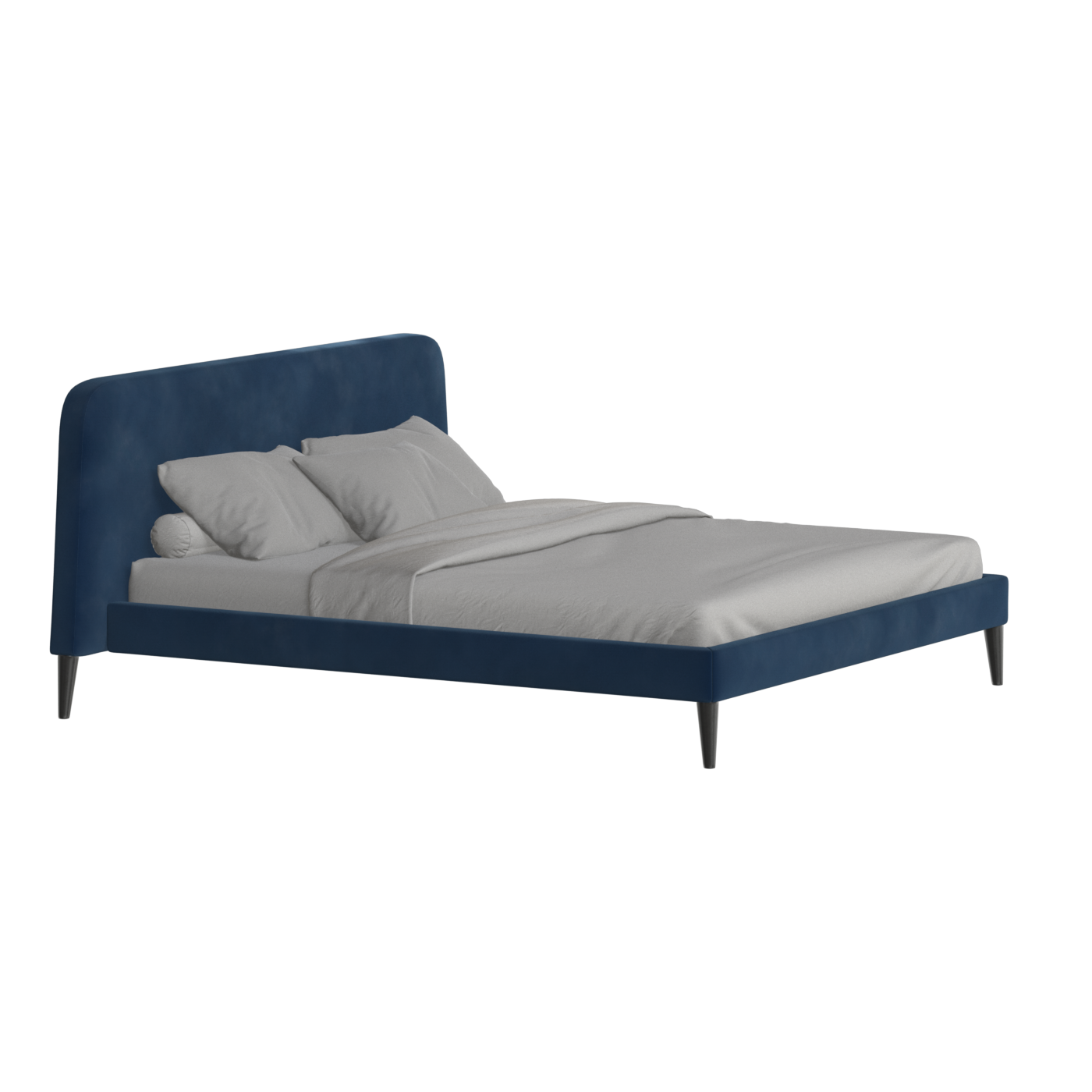 Lit double Selma avec capitonnage vertical profond