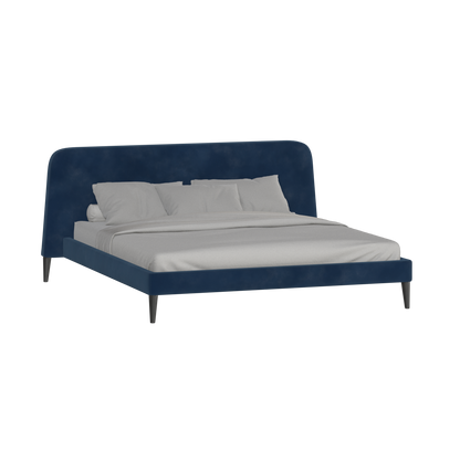 Lit double Selma avec capitonnage vertical profond