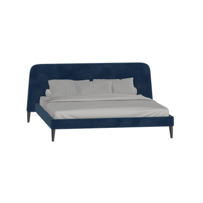 Lit double Selma avec capitonnage vertical profond