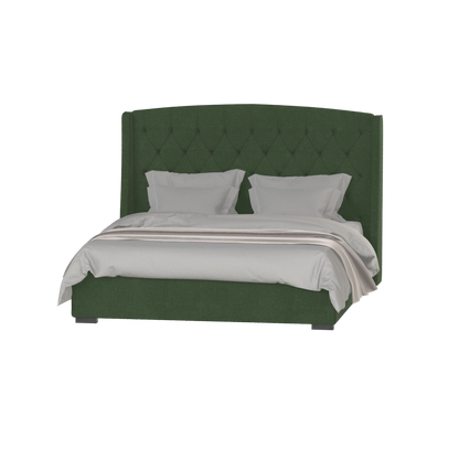 Sophia Upholstered Bed with Buttoned Headboard