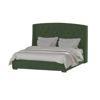 Sophia Upholstered Bed with Buttoned Headboard