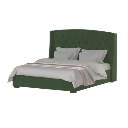 Sophia Upholstered Bed with Buttoned Headboard