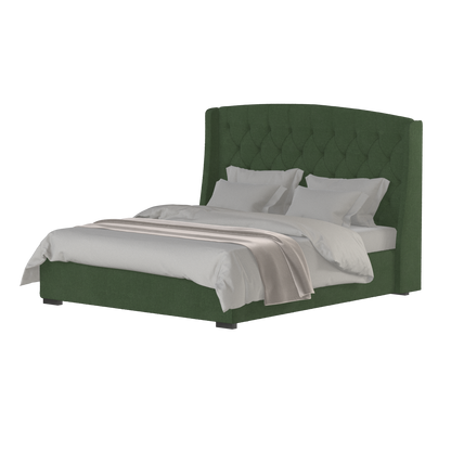 Sophia Upholstered Bed with Buttoned Headboard