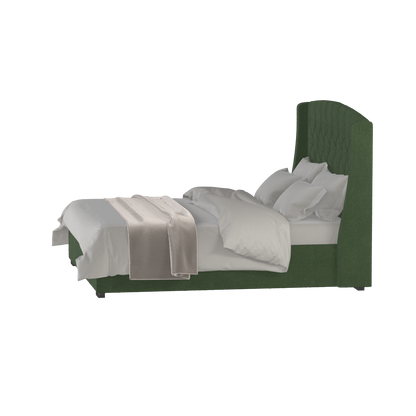 Sophia Upholstered Bed with Buttoned Headboard