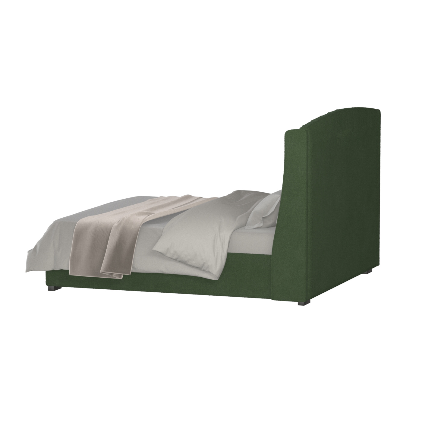 Sophia Upholstered Bed with Buttoned Headboard