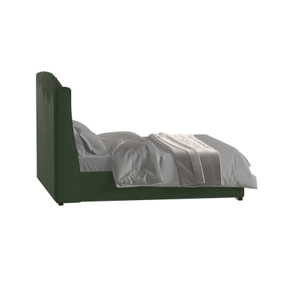 Sophia Upholstered Bed with Buttoned Headboard