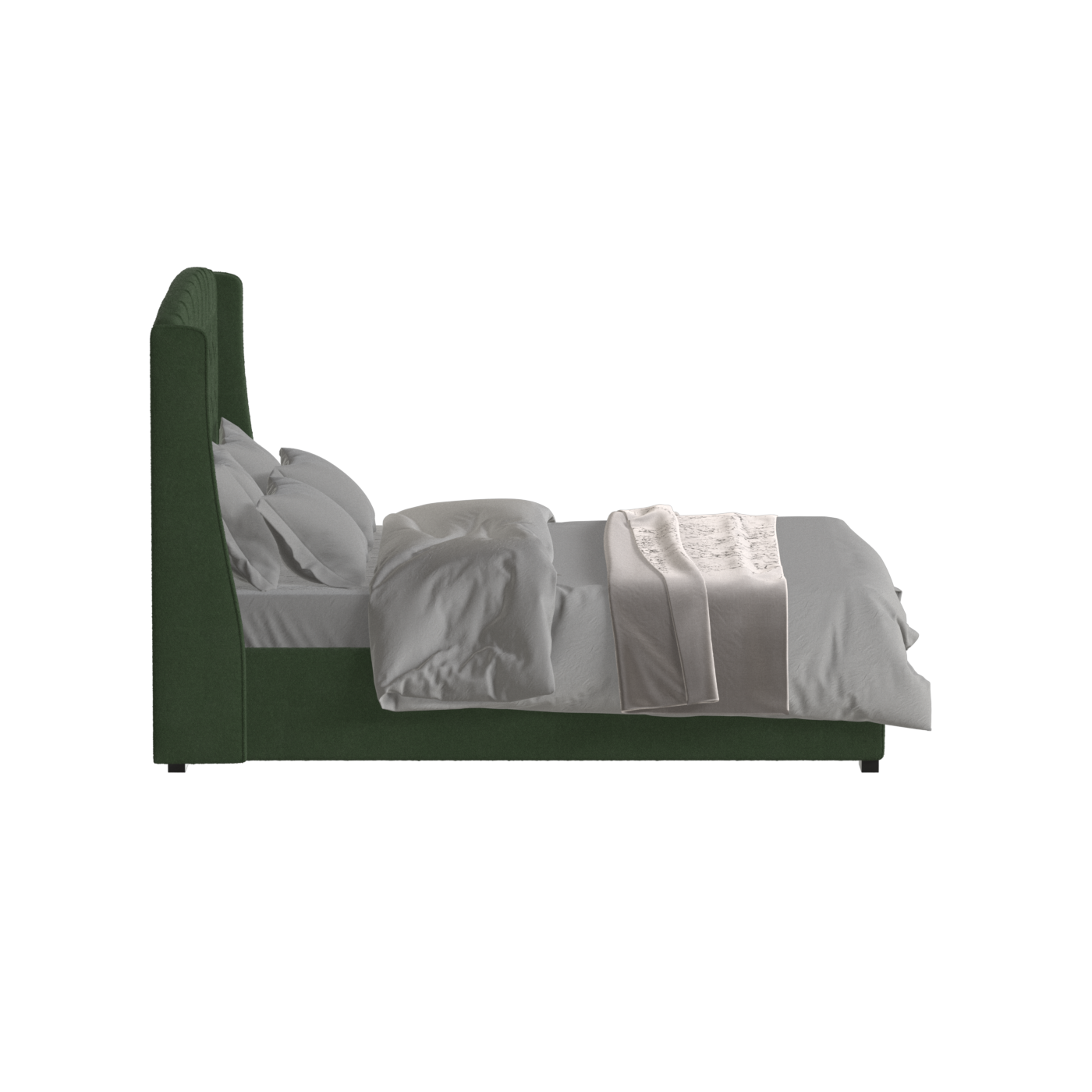 Sophia Upholstered Bed with Buttoned Headboard