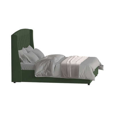 Sophia Upholstered Bed with Buttoned Headboard
