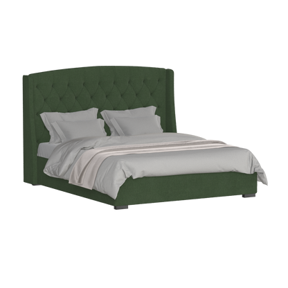 Sophia Upholstered Bed with Buttoned Headboard