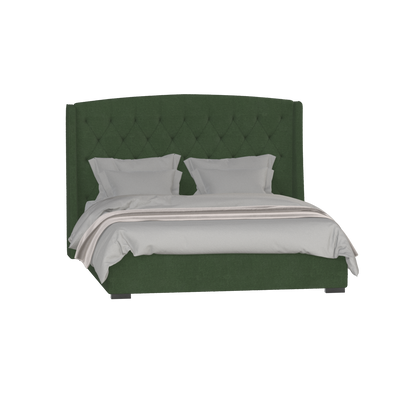 Sophia Upholstered Bed with Buttoned Headboard