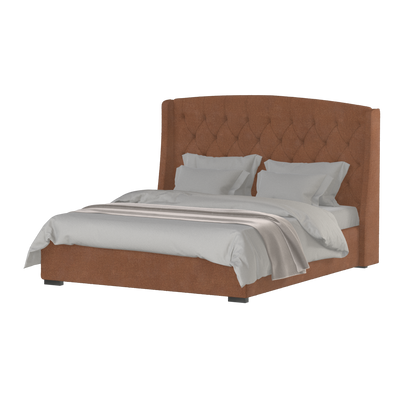 Sophia Upholstered Bed with Buttoned Headboard