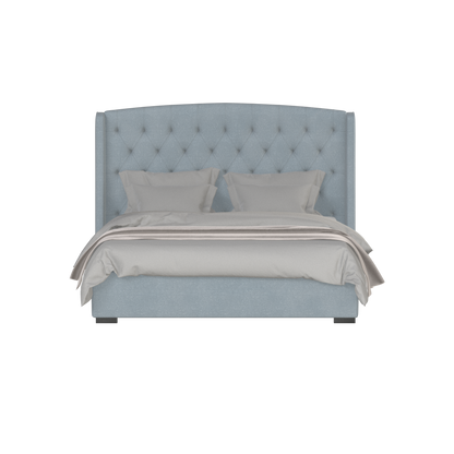 Sophia Upholstered Bed with Buttoned Headboard