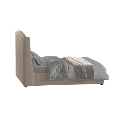 Sophia Upholstered Bed with Buttoned Headboard