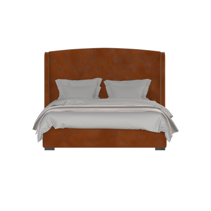 Sophia Upholstered Bed with Buttoned Headboard