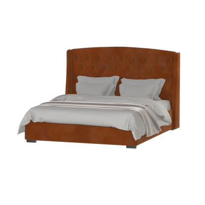 Sophia Upholstered Bed with Buttoned Headboard