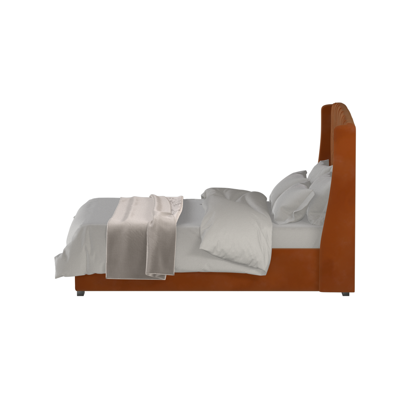 Sophia Upholstered Bed with Buttoned Headboard