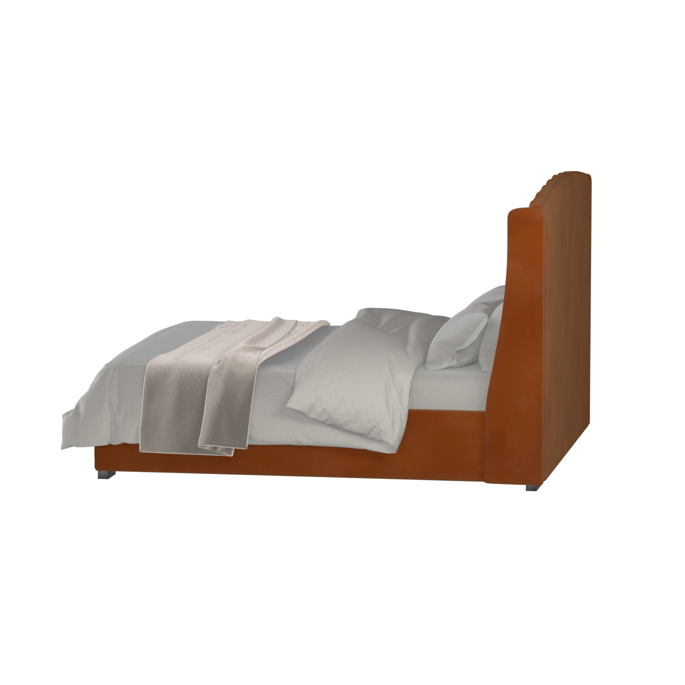 Sophia Upholstered Bed with Buttoned Headboard