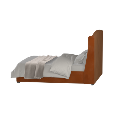 Sophia Upholstered Bed with Buttoned Headboard