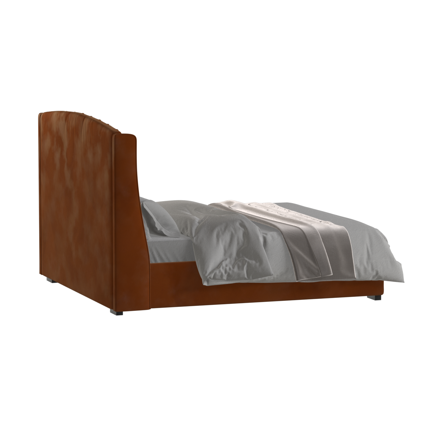 Sophia Upholstered Bed with Buttoned Headboard