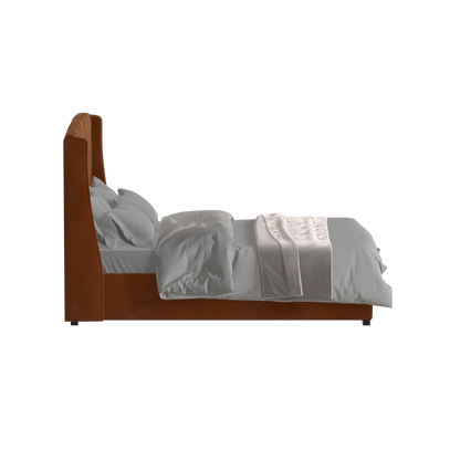 Sophia Upholstered Bed with Buttoned Headboard