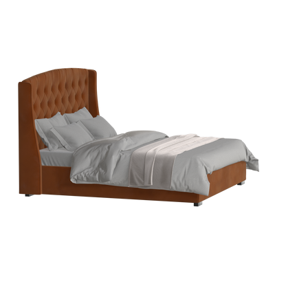 Sophia Upholstered Bed with Buttoned Headboard