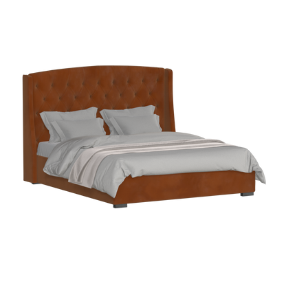 Sophia Upholstered Bed with Buttoned Headboard