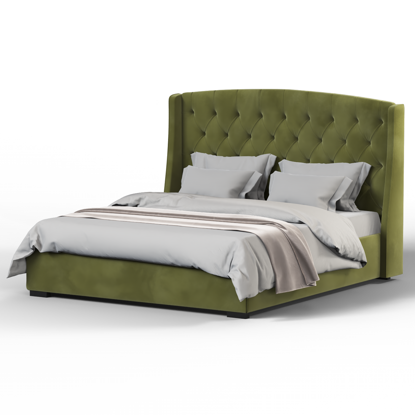 Sophia buttons headboard bed