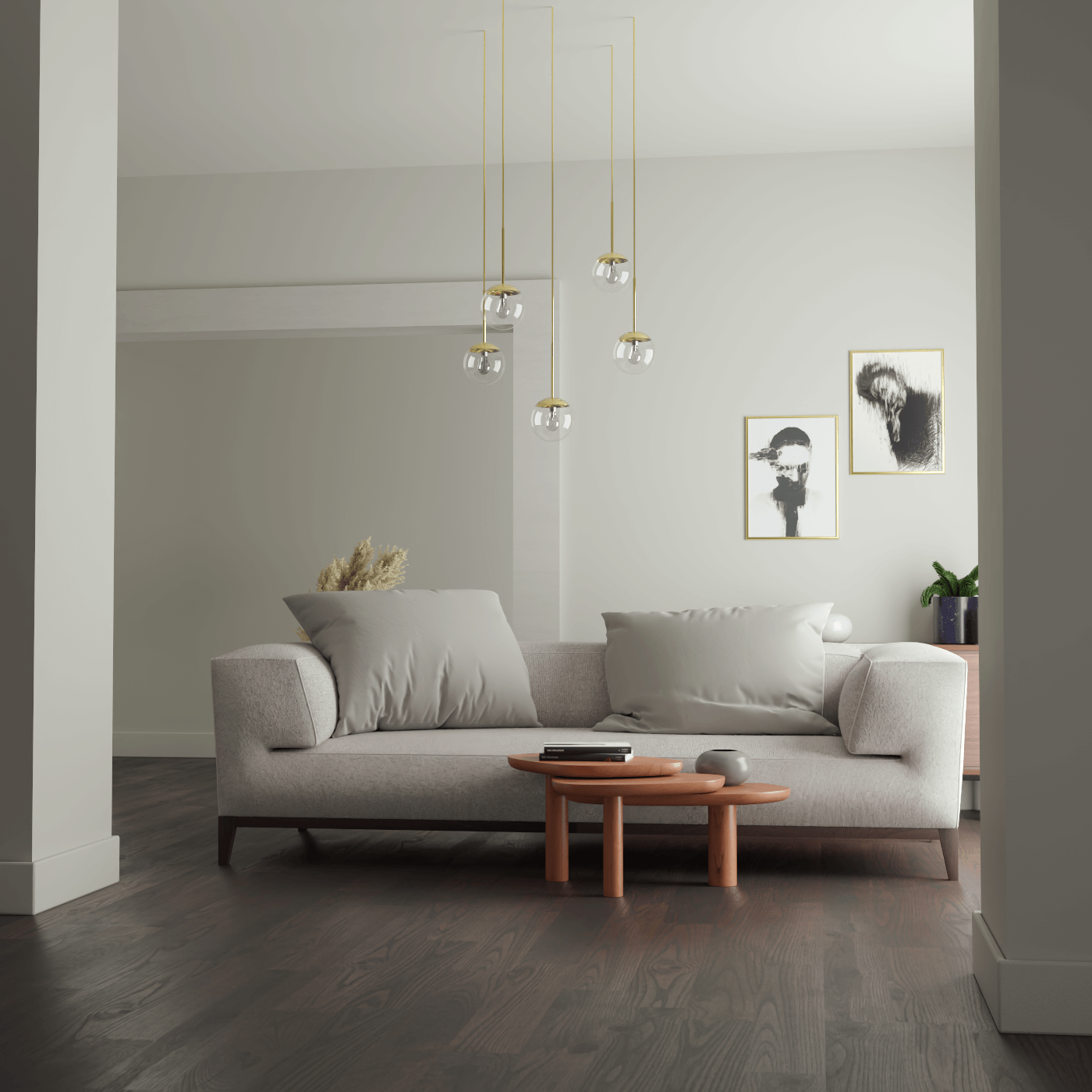 Strand Sofa With Solid Wood Frame