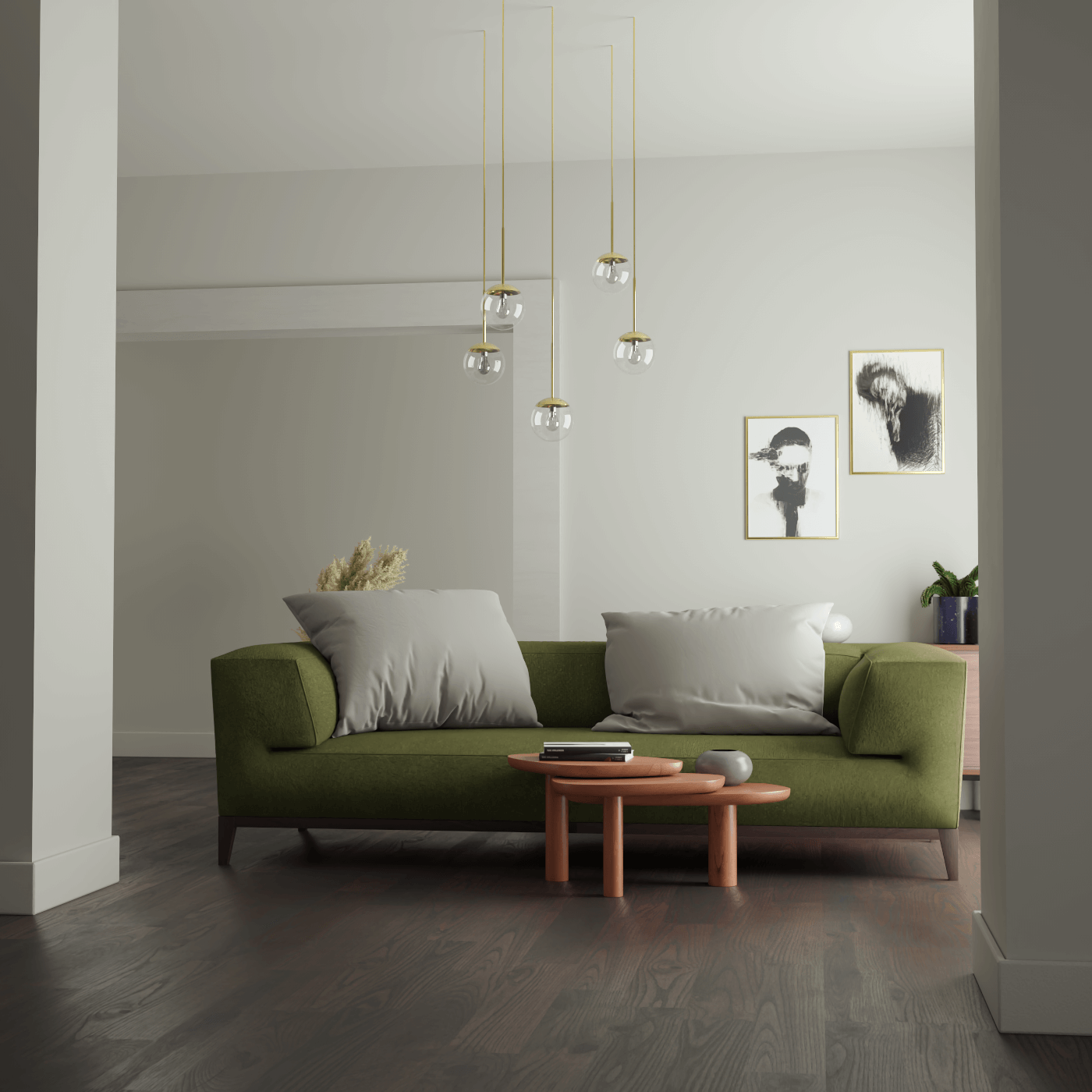 Strand Sofa With Solid Wood Frame