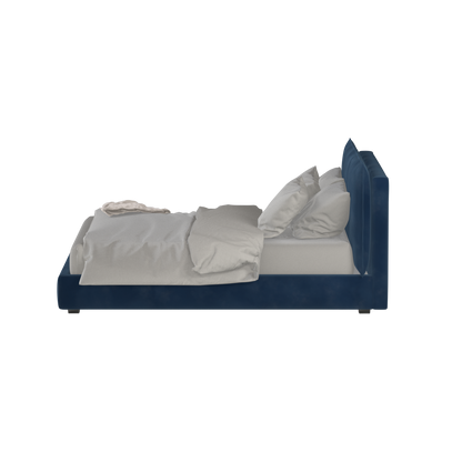 Thea Upholstered Double Bed with Clean Headboard